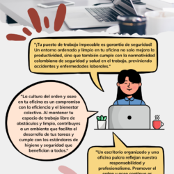 Orden y aseo en puestos de trabajo