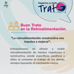 ¡Hagamos un trato con el buen trato!