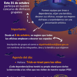 ¡Halloween está por llegar a IPSE! ¿Están listos para el susto? 👻